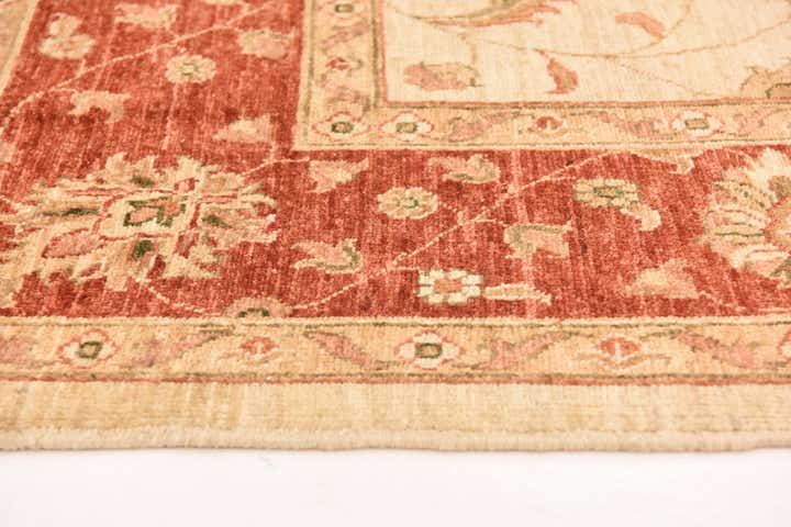 6' 3 x 8' 3 Hand Knotted Peshawar Ziegler Rug