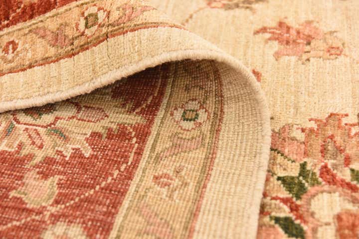 6' 3 x 8' 3 Hand Knotted Peshawar Ziegler Rug