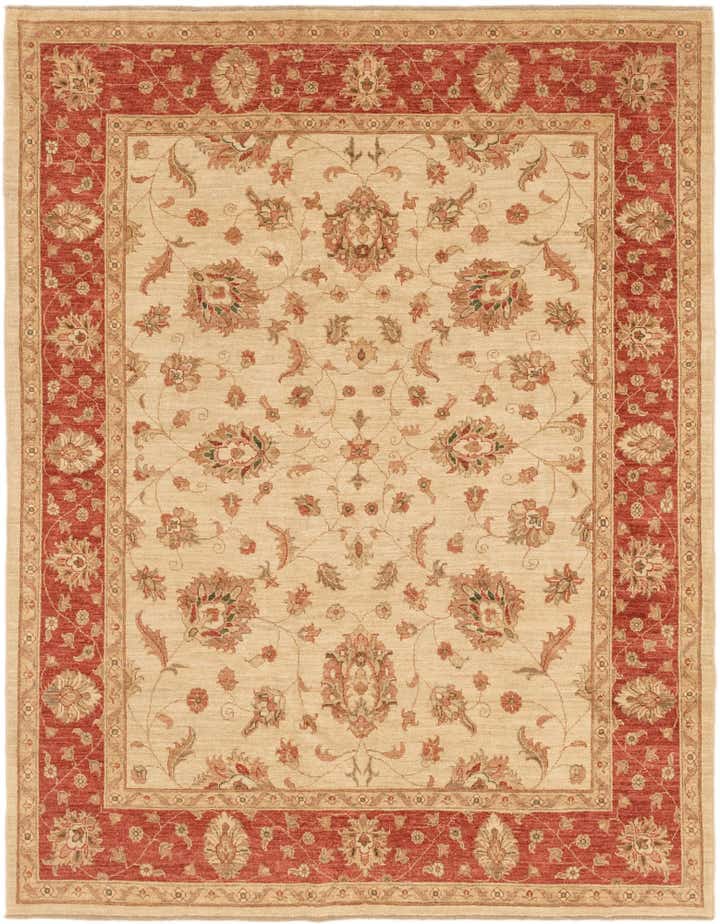 6' 3 x 8' 3 Hand Knotted Peshawar Ziegler Rug