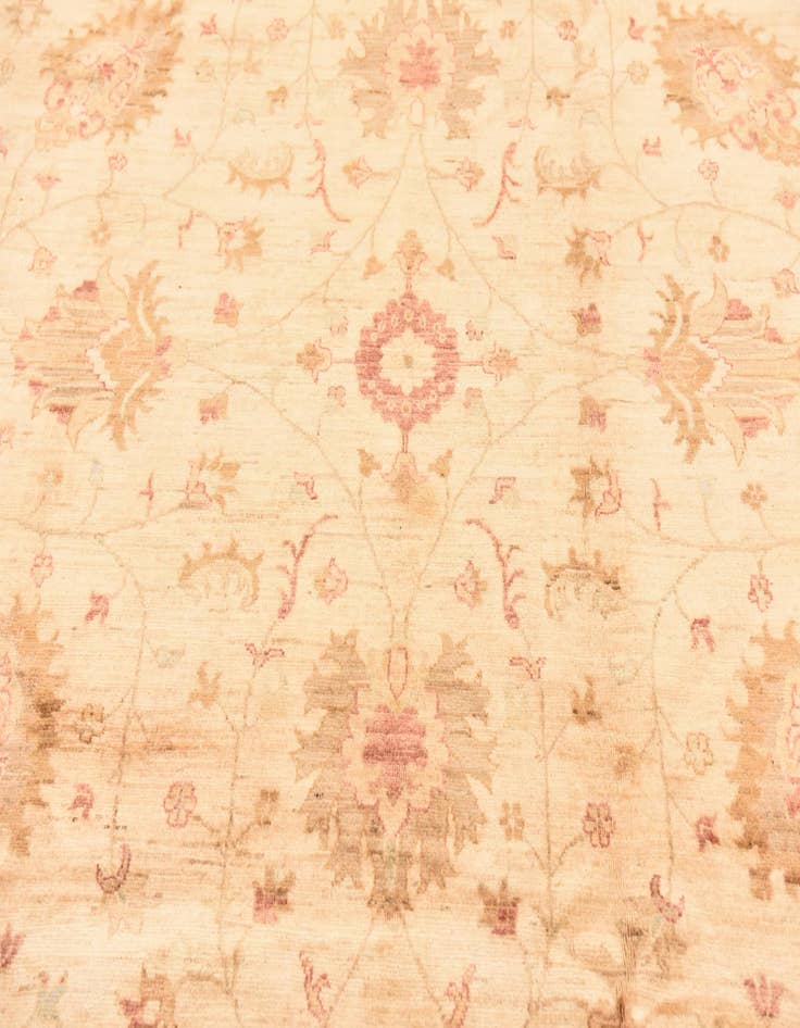Detail image of 9' 2 x 11' 10  Hand Knotted Peshawar Ziegler Rug