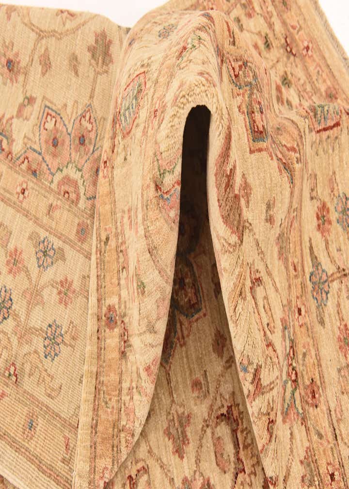 6' 7 x 8' 5 Hand Knotted Peshawar Ziegler Rug