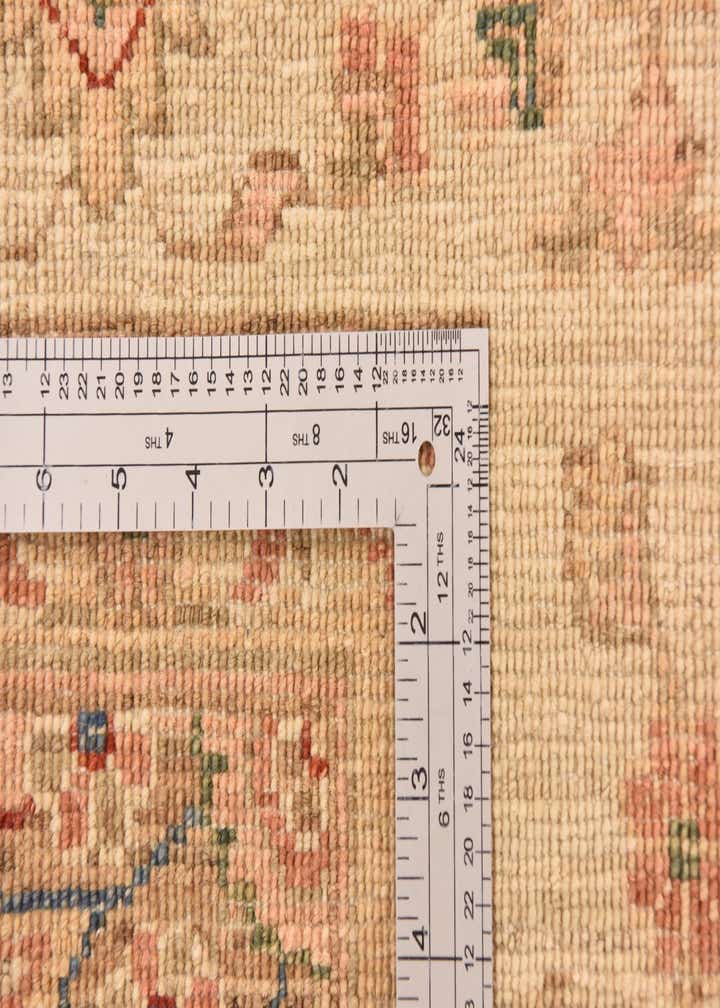 6' 7 x 8' 5 Hand Knotted Peshawar Ziegler Rug