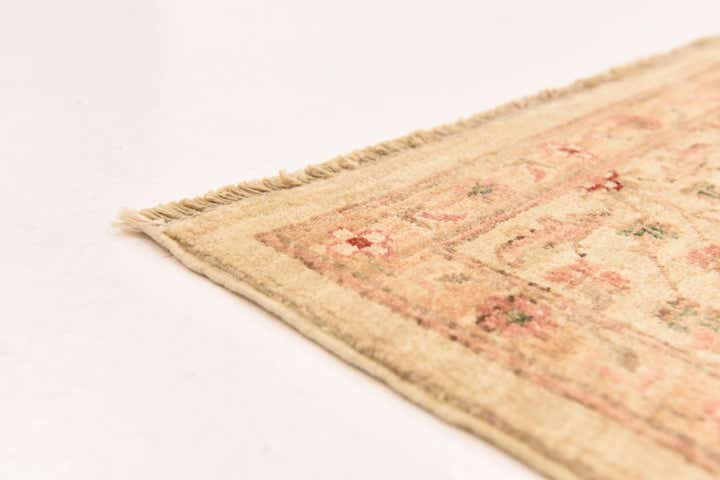 6' 7 x 8' 5 Hand Knotted Peshawar Ziegler Rug