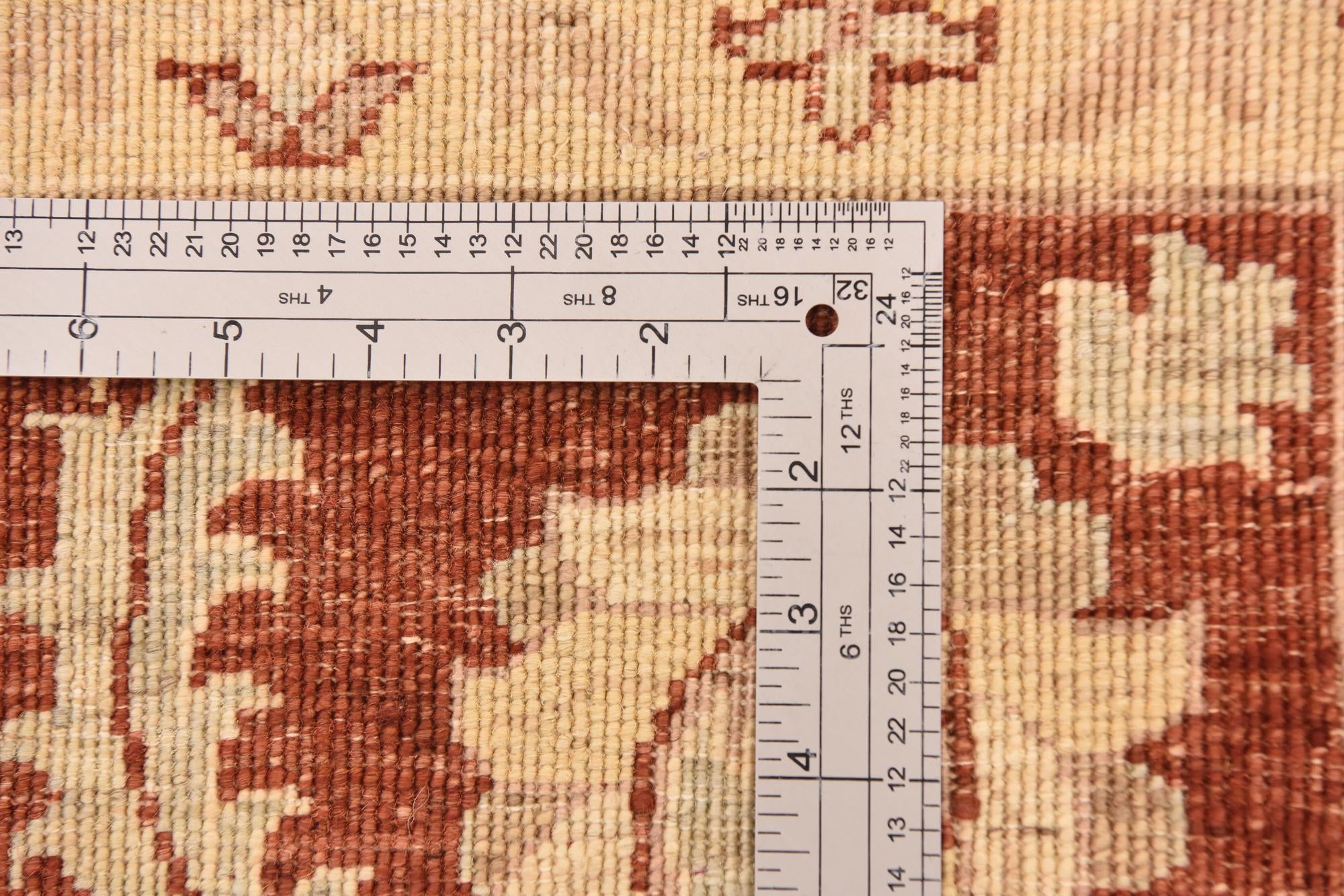 5' 7 x 7' 7 Hand Knotted Peshawar Ziegler Rug