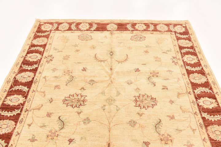 5' 7 x 7' 7 Hand Knotted Peshawar Ziegler Rug