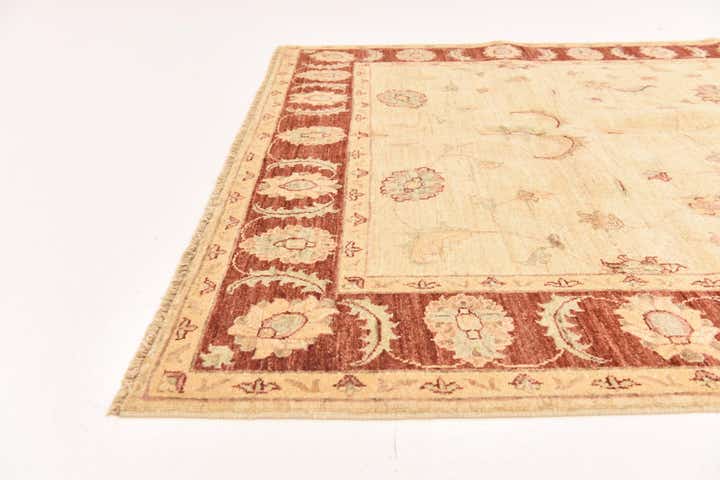 5' 7 x 7' 7 Hand Knotted Peshawar Ziegler Rug