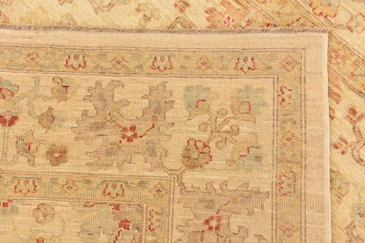 5' 7 x 7' 9 Hand Knotted Peshawar Ziegler Rug
