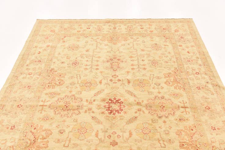 Detail image of 5' 7 x 7' 9 Hand Knotted Peshawar Ziegler Rug