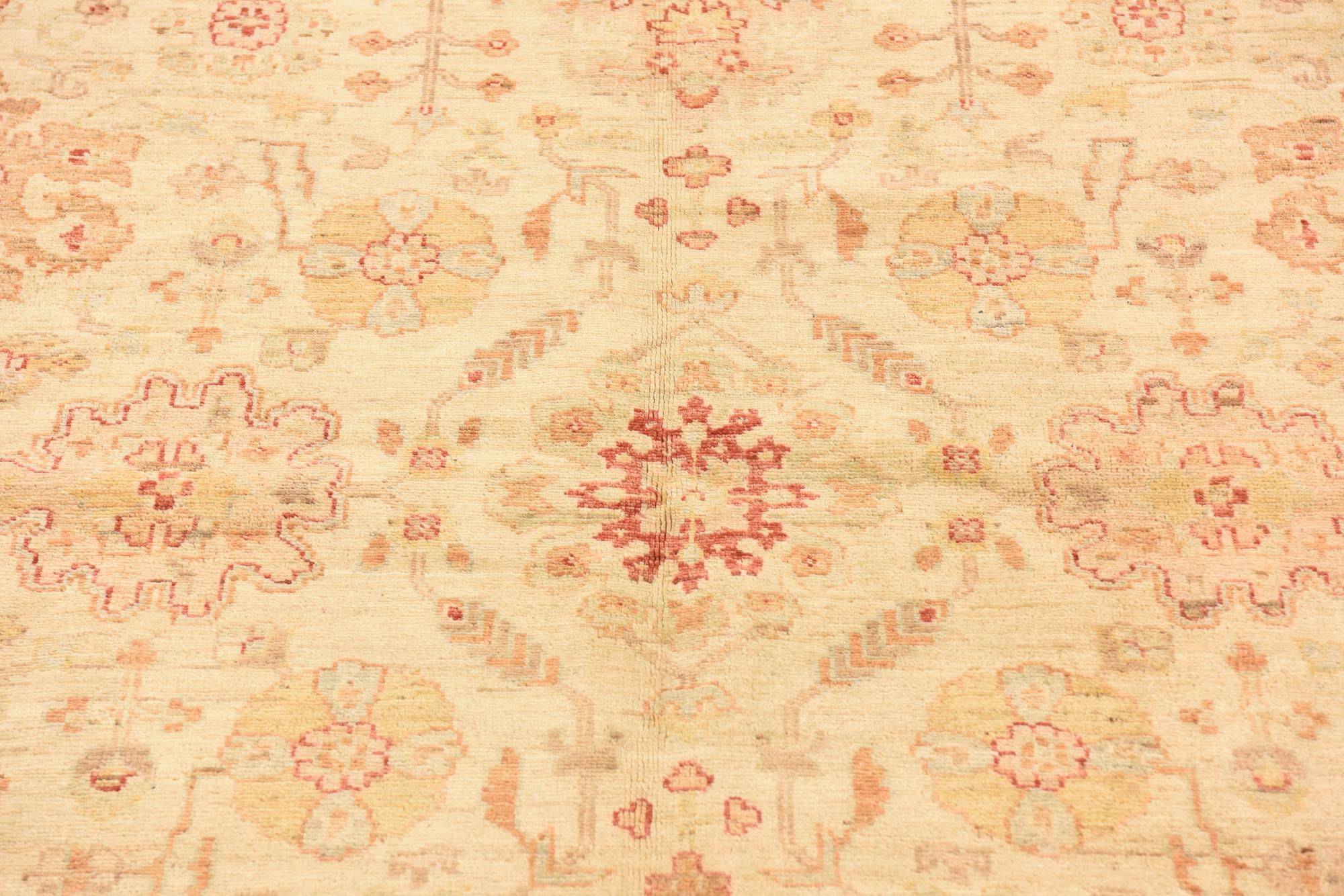 5' 7 x 7' 9 Hand Knotted Peshawar Ziegler Rug