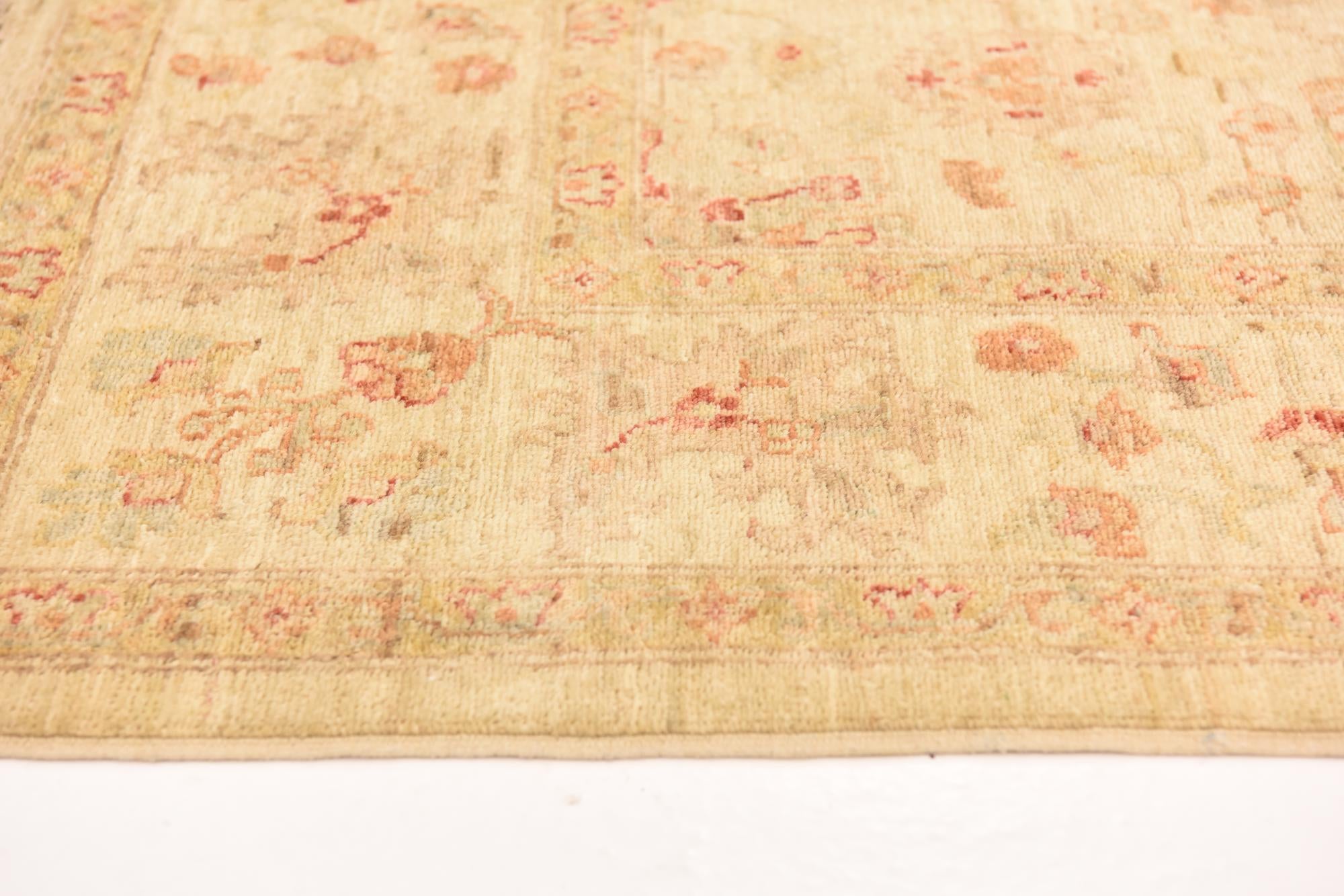 5' 7 x 7' 9 Hand Knotted Peshawar Ziegler Rug