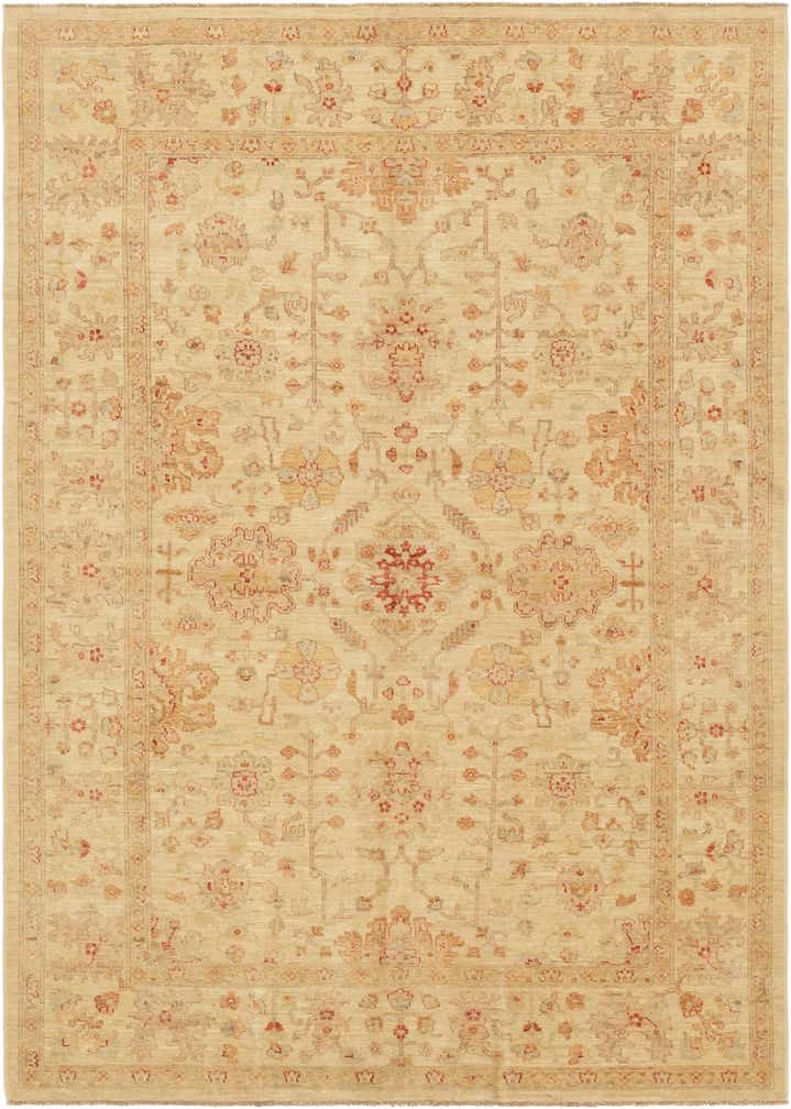 5' 7 x 7' 9 Hand Knotted Peshawar Ziegler Rug