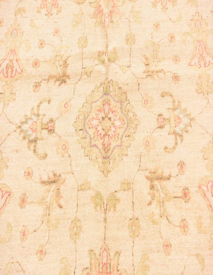Detail image of 5' 8 x 7' 10 Hand Knotted Peshawar Ziegler Rug