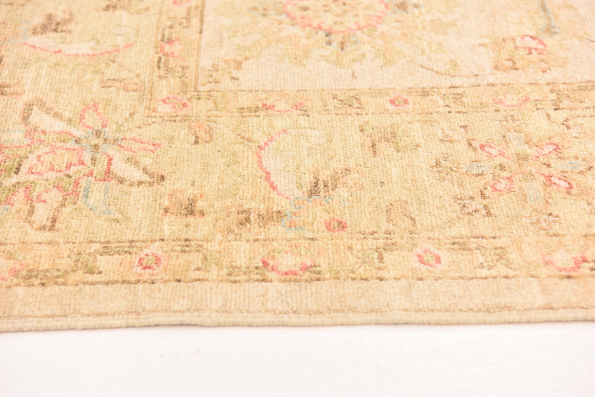 5' 8 x 7' 10 Hand Knotted Peshawar Ziegler Rug