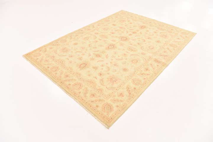 5' 6 x 7' 8 Hand Knotted Peshawar Ziegler Rug