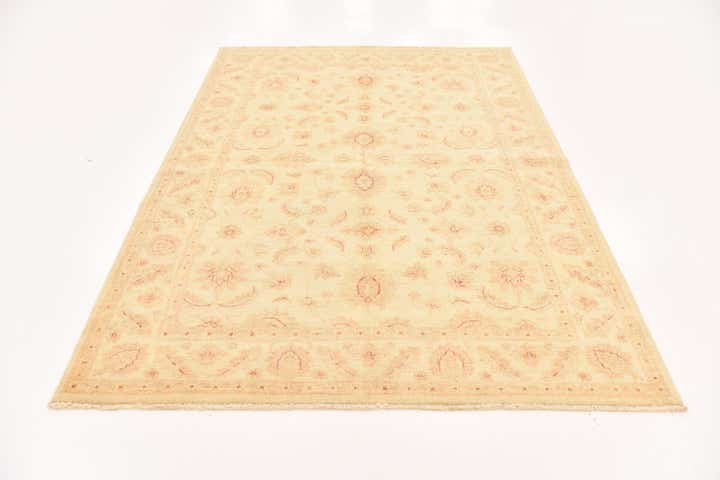 5' 6 x 7' 8 Hand Knotted Peshawar Ziegler Rug