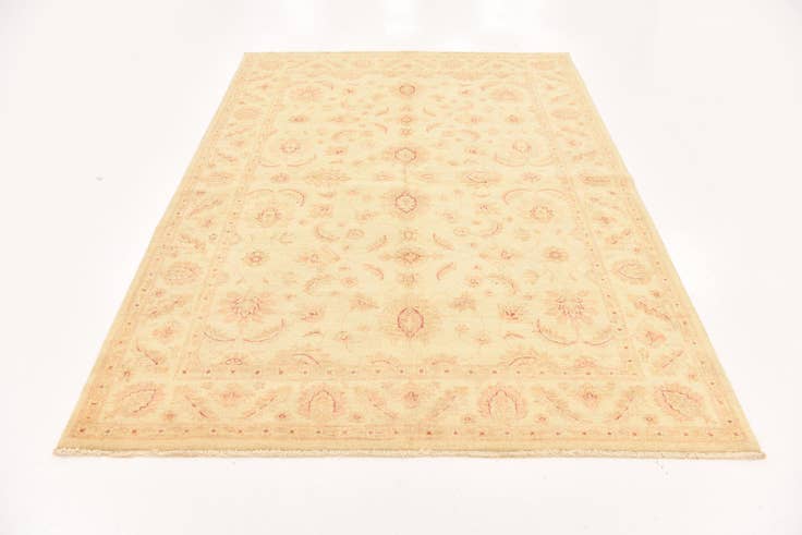 Detail image of 5' 6 x 7' 8 Hand Knotted Peshawar Ziegler Rug