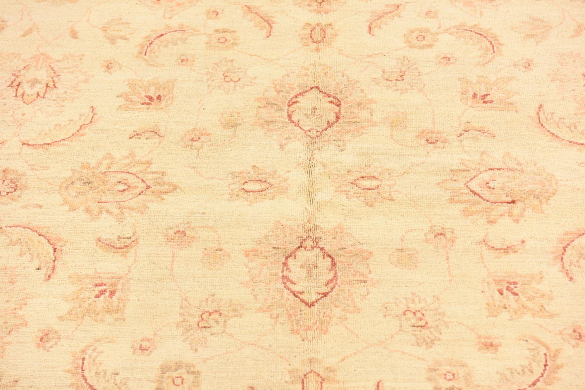 5' 6 x 7' 8 Hand Knotted Peshawar Ziegler Rug