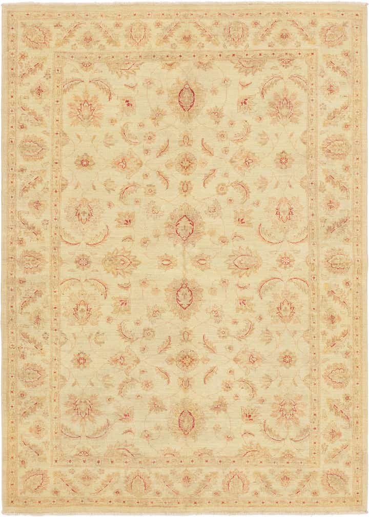 5' 6 x 7' 8 Hand Knotted Peshawar Ziegler Rug