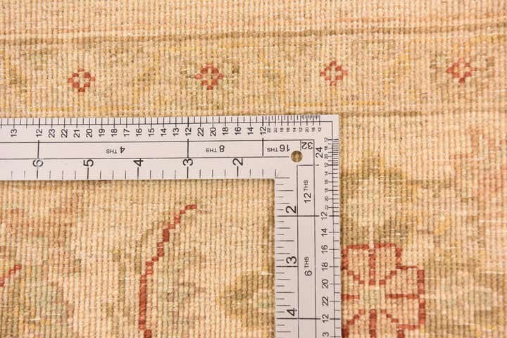 6' 5 x 7' 10 Hand Knotted Peshawar Ziegler Rug