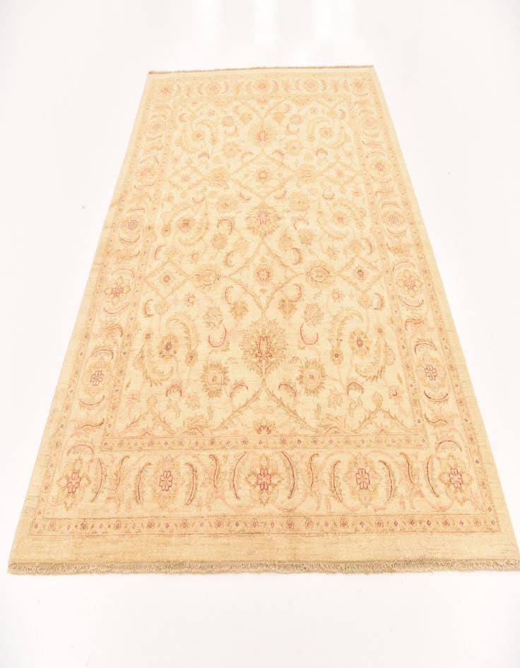 Detail image of 6' 5 x 7' 10  Hand Knotted Peshawar Ziegler Rug