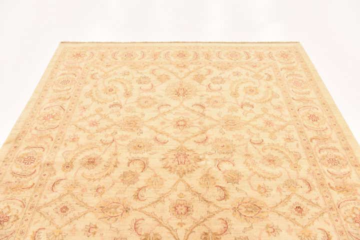 6' 5 x 7' 10 Hand Knotted Peshawar Ziegler Rug