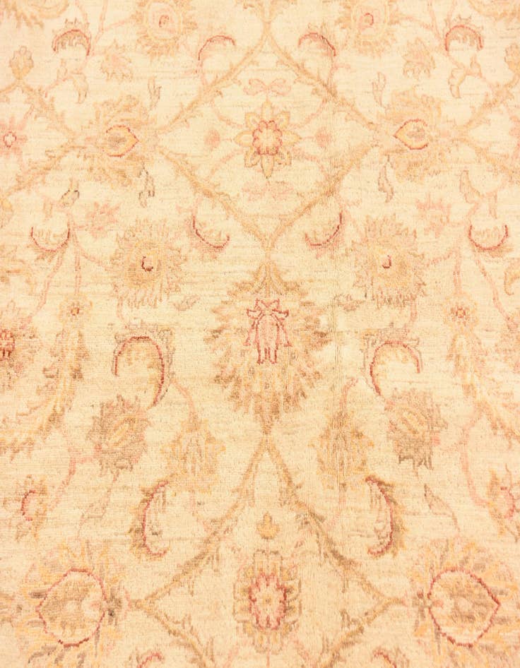 Detail image of 6' 5 x 7' 10  Hand Knotted Peshawar Ziegler Rug