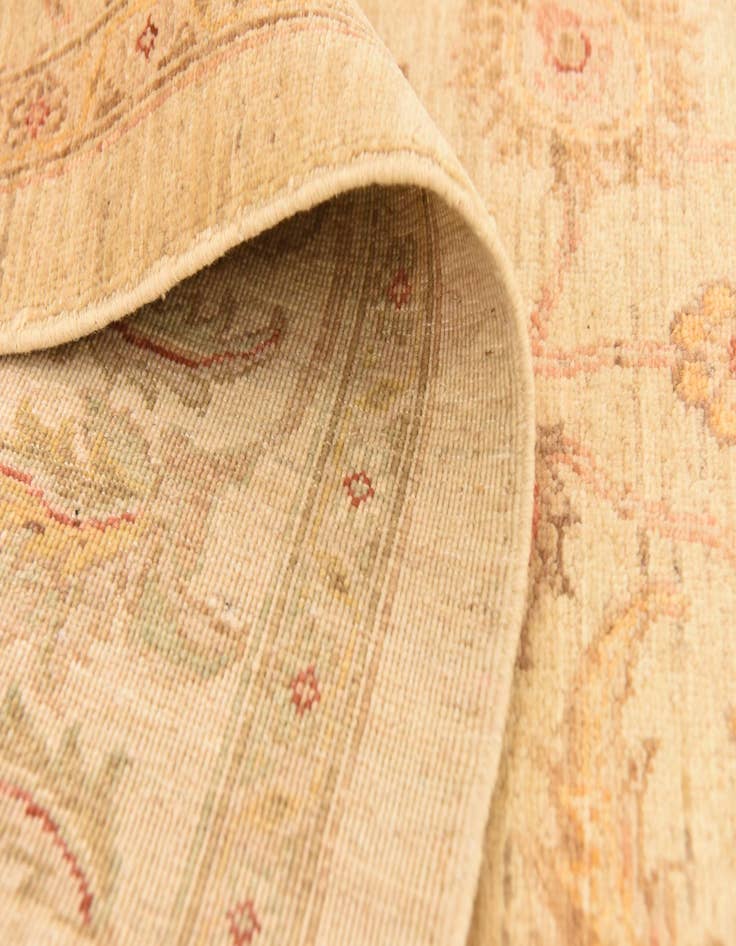 Detail image of 6' 5 x 7' 10  Hand Knotted Peshawar Ziegler Rug