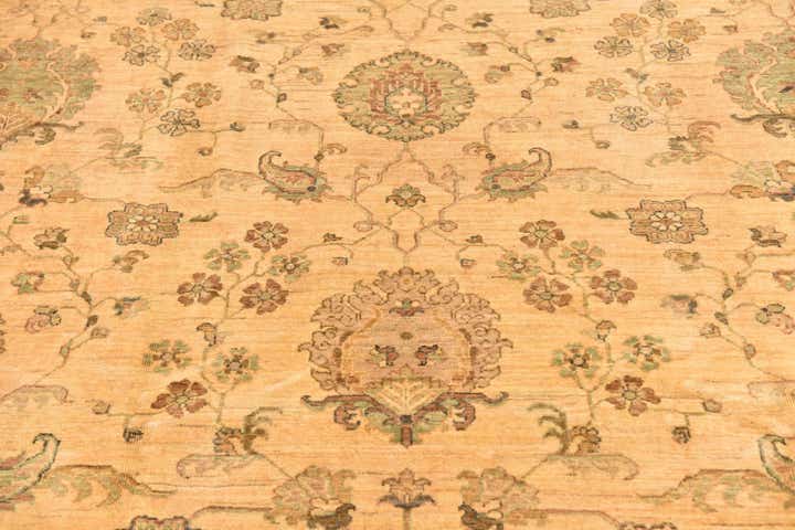 7' 11 x 10' 1 Hand Knotted Peshawar Ziegler Rug