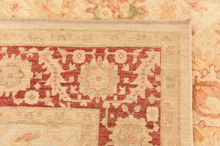 8' 2 x 9' 9 Hand Knotted Peshawar Ziegler Rug