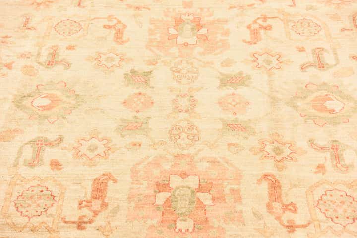 8' 2 x 9' 9 Hand Knotted Peshawar Ziegler Rug
