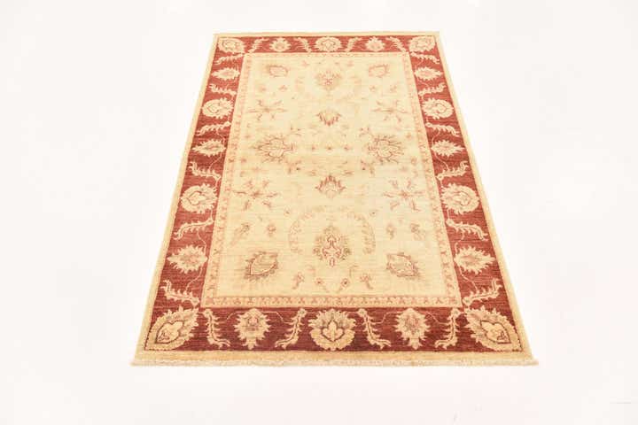 3' 3 x 5' 2 Hand Knotted Peshawar Ziegler Rug