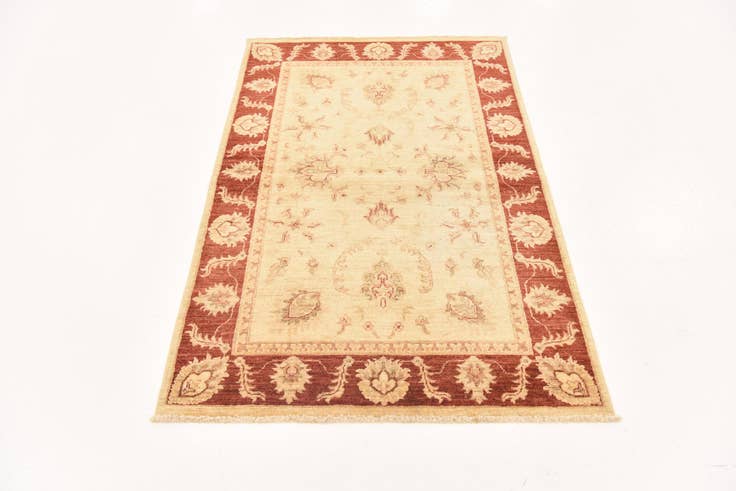 Detail image of 3' 3 x 5' 2 Hand Knotted Peshawar Ziegler Rug
