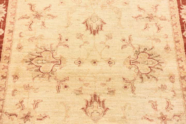 3' 3 x 5' 2 Hand Knotted Peshawar Ziegler Rug