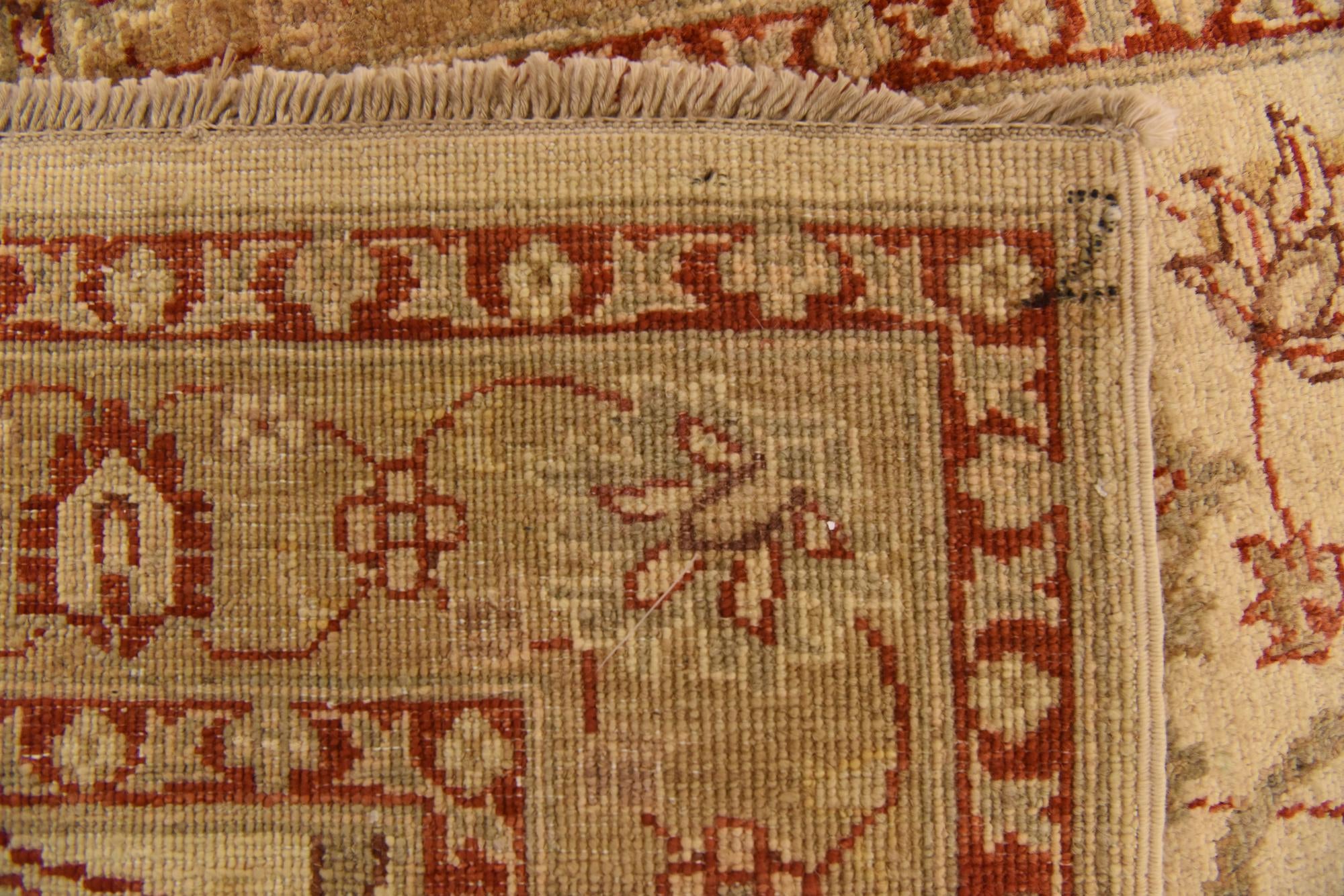 2' 11 x 4' 11 Hand Knotted Peshawar Ziegler Rug
