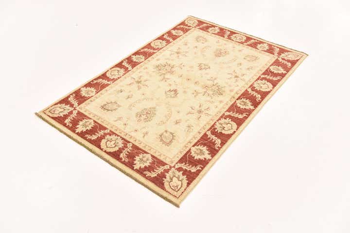 3' 3 x 4' 11 Hand Knotted Peshawar Ziegler Rug