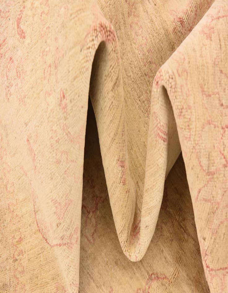 Detail image of 6' 9 x 9' 7  Hand Knotted Peshawar Ziegler Rug