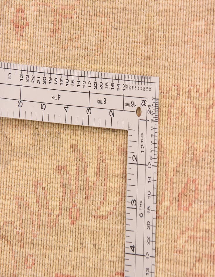 Detail image of 6' 9 x 9' 7  Hand Knotted Peshawar Ziegler Rug