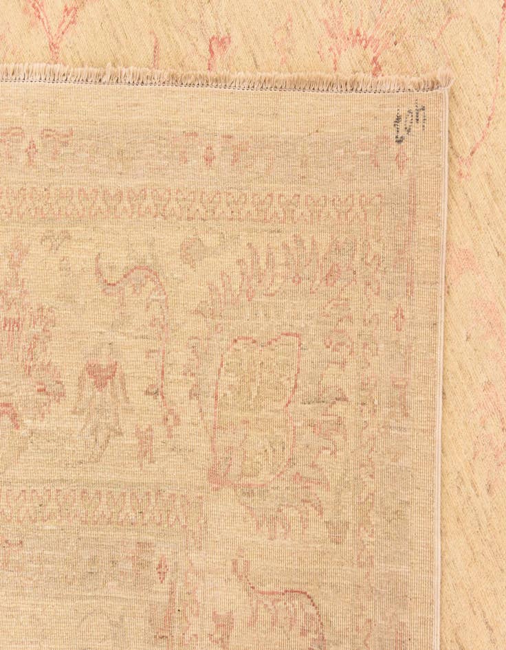 Detail image of 6' 9 x 9' 7  Hand Knotted Peshawar Ziegler Rug