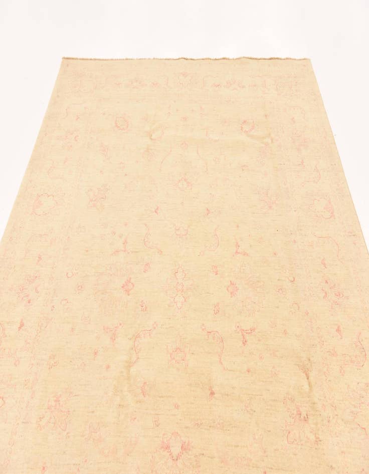 Detail image of 6' 9 x 9' 7  Hand Knotted Peshawar Ziegler Rug