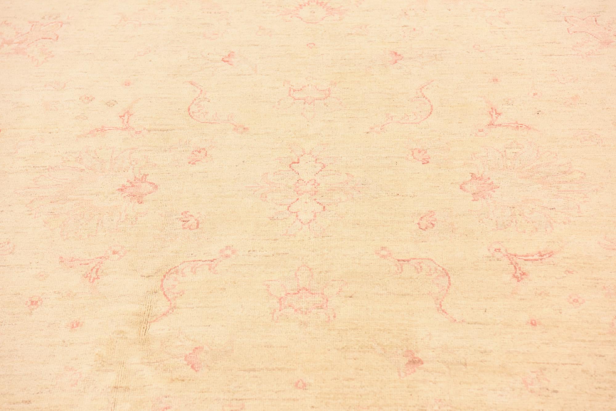 6' 9 x 9' 7 Hand Knotted Peshawar Ziegler Rug