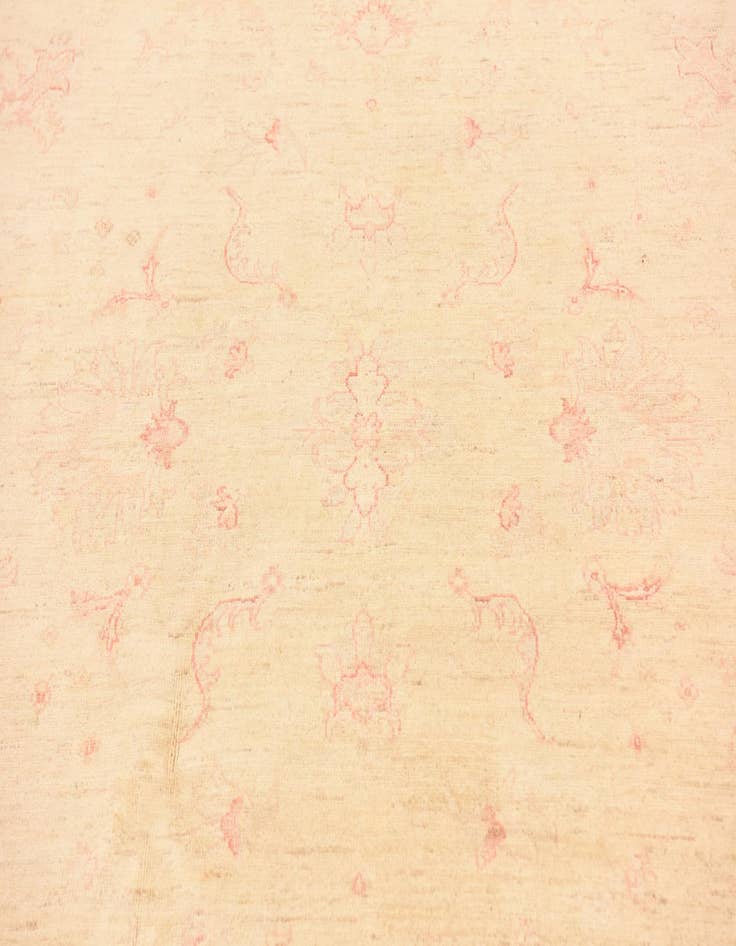 Detail image of 6' 9 x 9' 7  Hand Knotted Peshawar Ziegler Rug