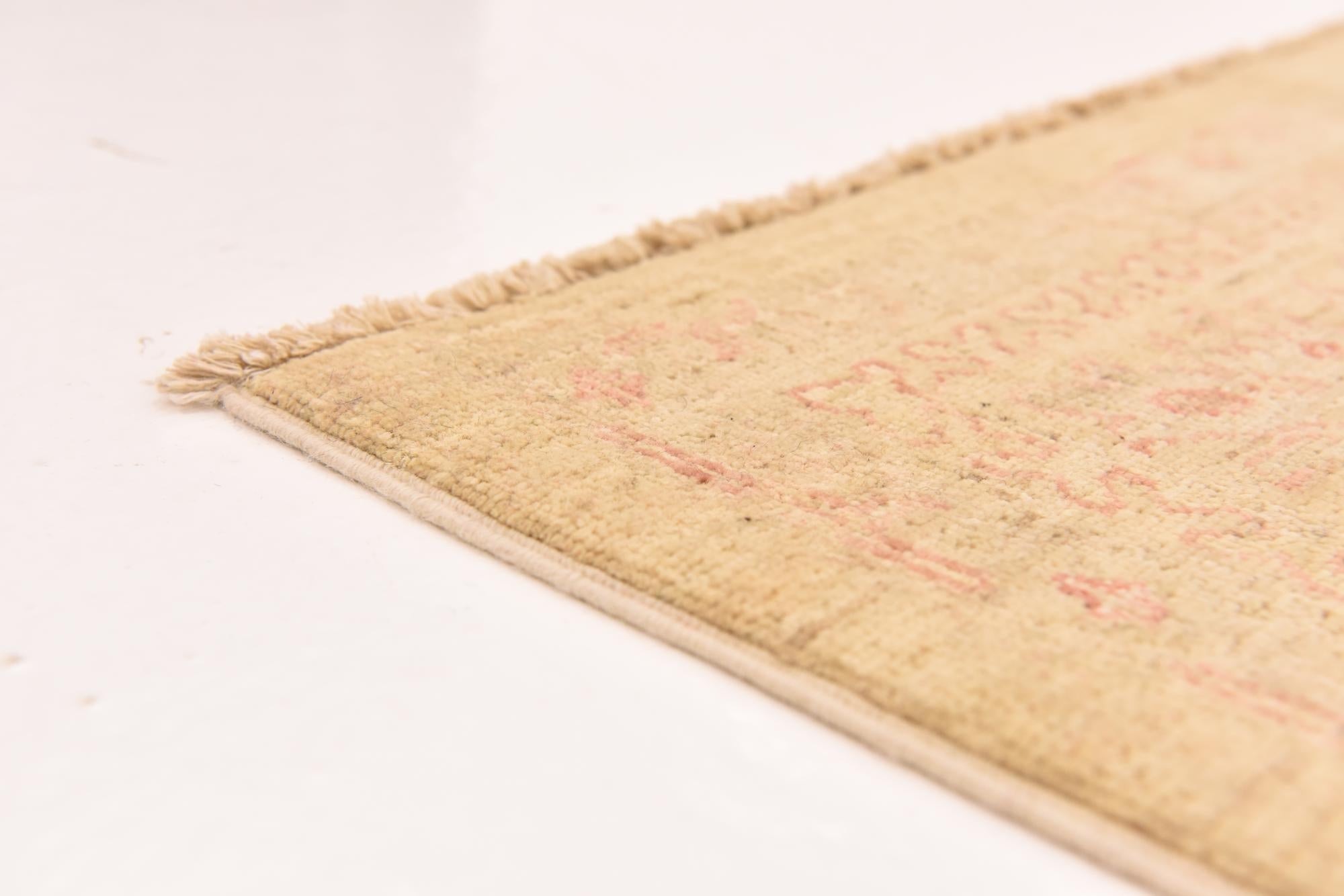 6' 9 x 9' 7 Hand Knotted Peshawar Ziegler Rug