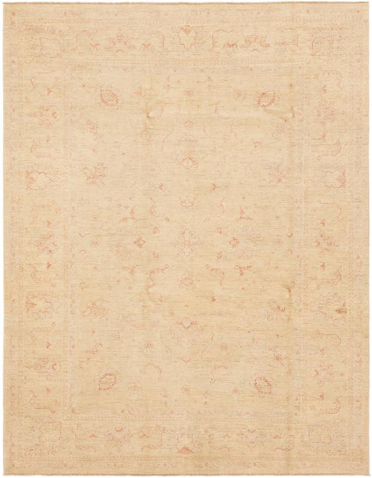 Detail image of 6' 9 x 9' 7 Hand Knotted Peshawar Ziegler Rug