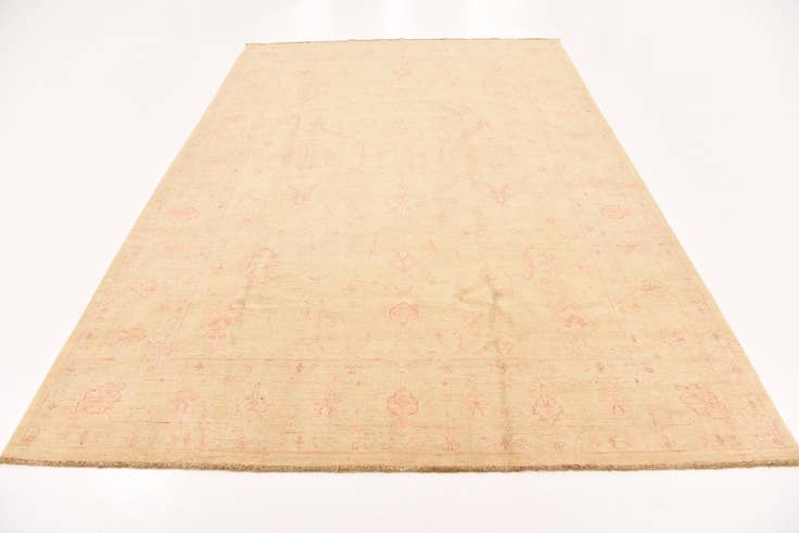 Detail image of 6' 10 x 10' Hand Knotted Peshawar Ziegler Rug