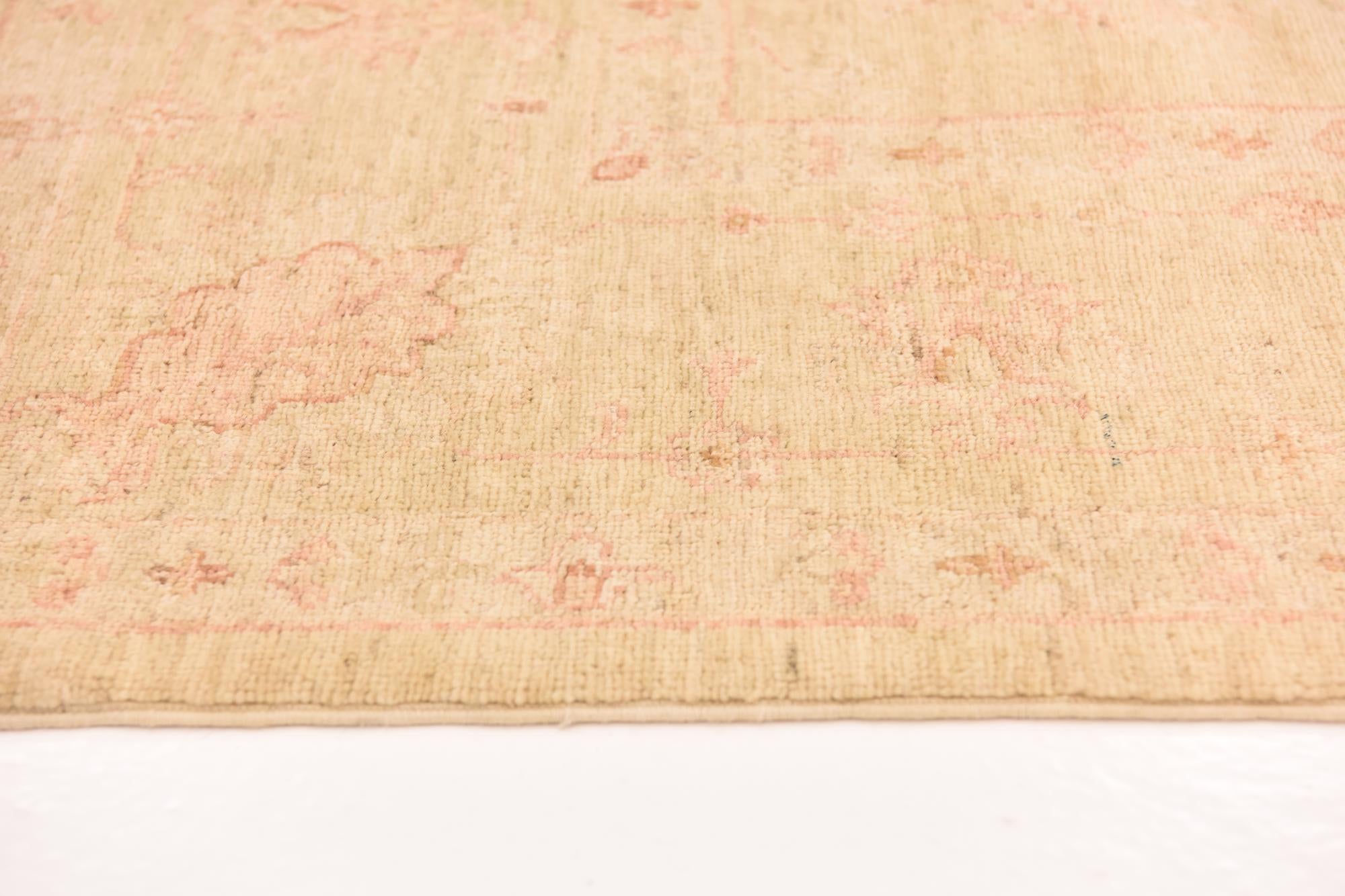 6' 10 x 10' Hand Knotted Peshawar Ziegler Rug