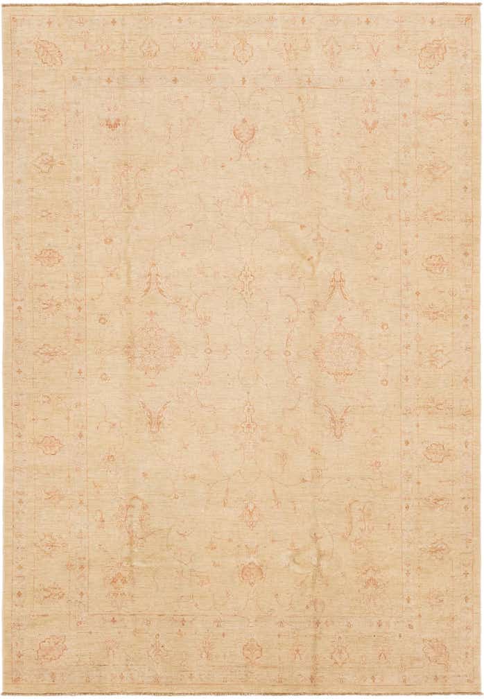 6' 10 x 10' Hand Knotted Peshawar Ziegler Rug