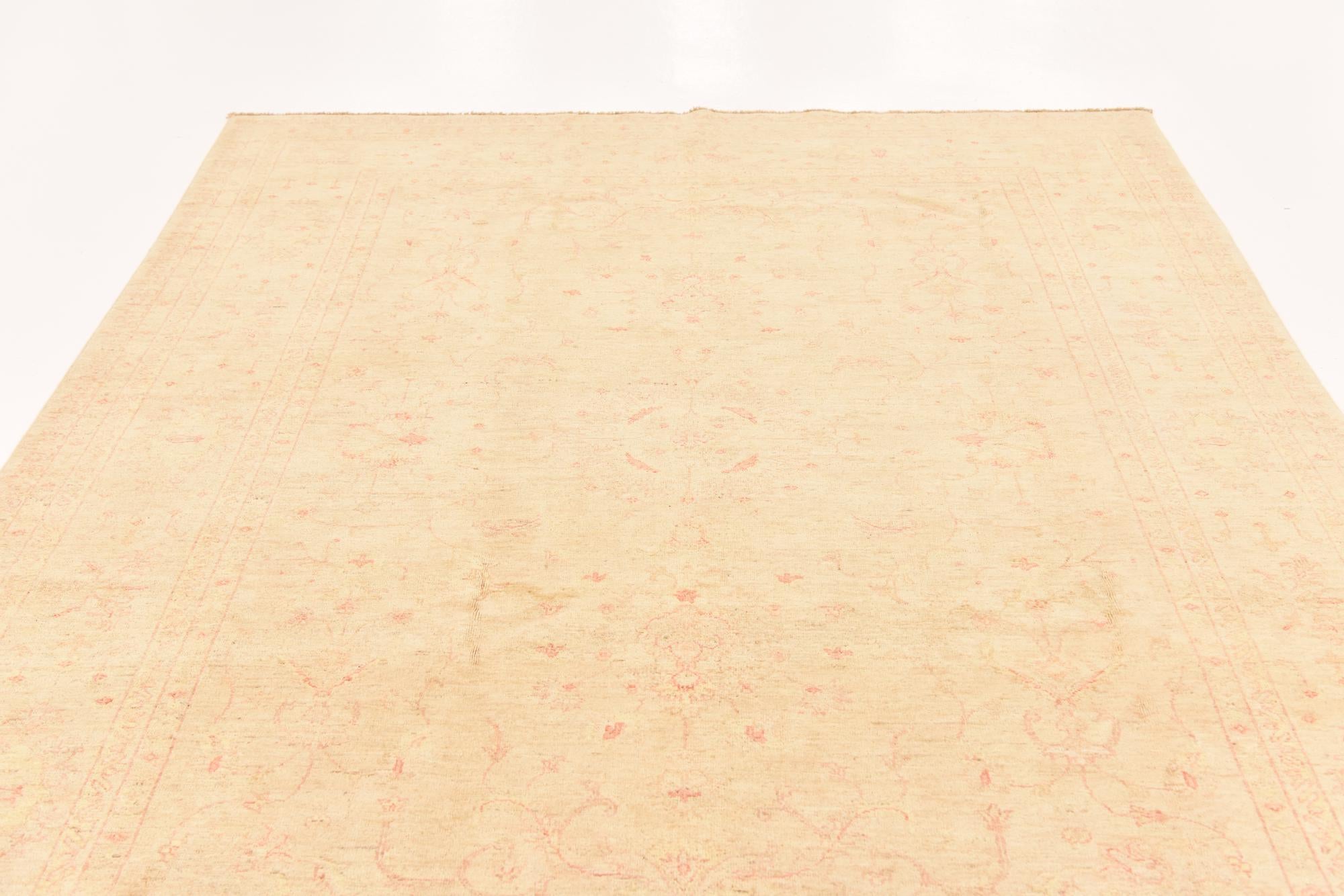 6' 10 x 9' 5 Hand Knotted Peshawar Ziegler Rug