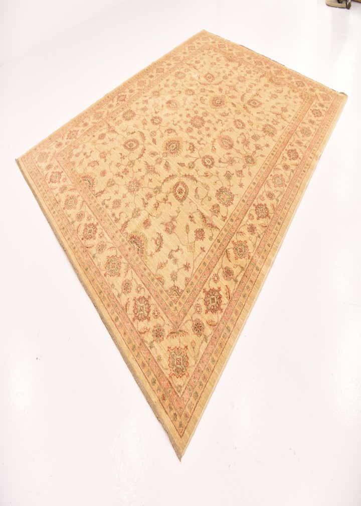 9' 1 x 11' 11 Hand Knotted Peshawar Ziegler Rug
