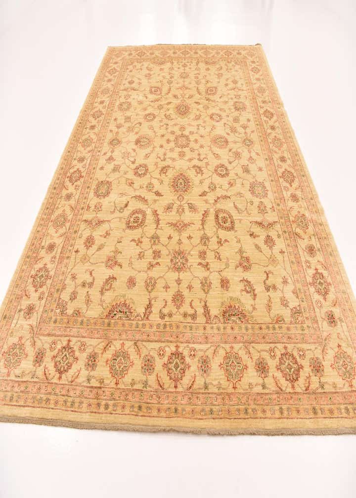 9' 1 x 11' 11 Hand Knotted Peshawar Ziegler Rug