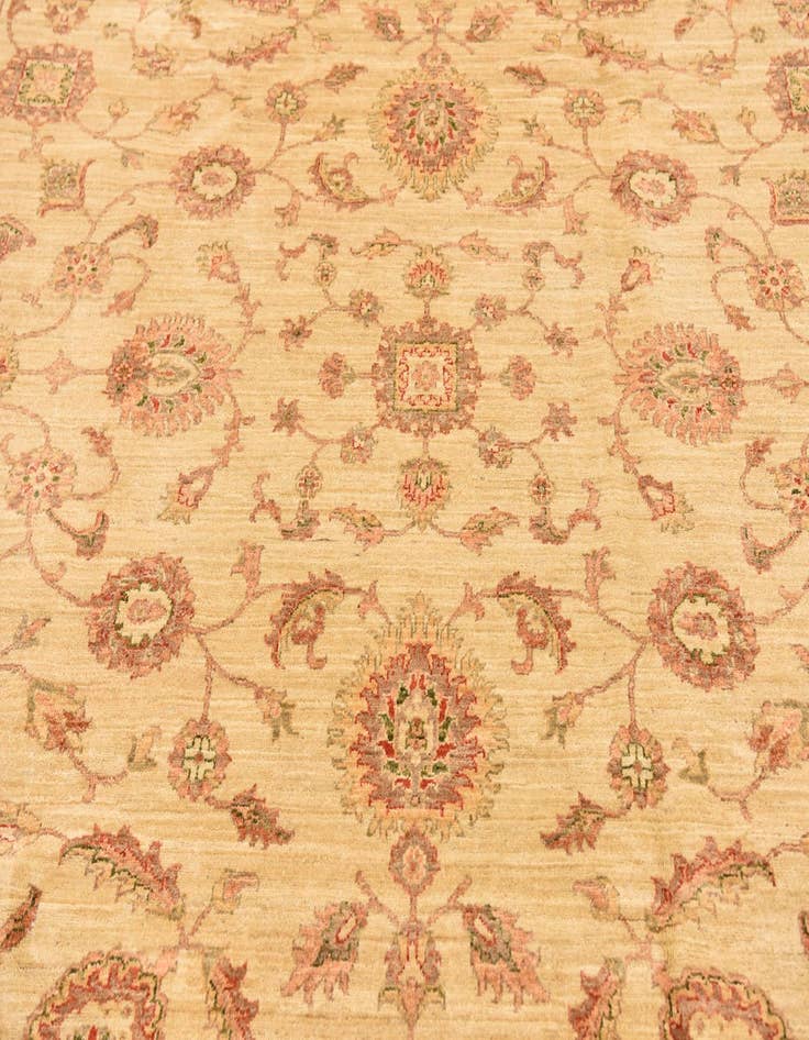 Detail image of 9' 1 x 11' 11 Hand Knotted Peshawar Ziegler Rug